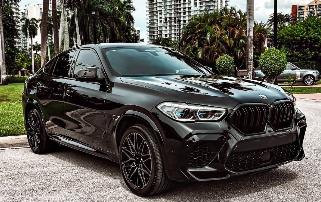 BMW X6 exterior with the whole vehicle visible